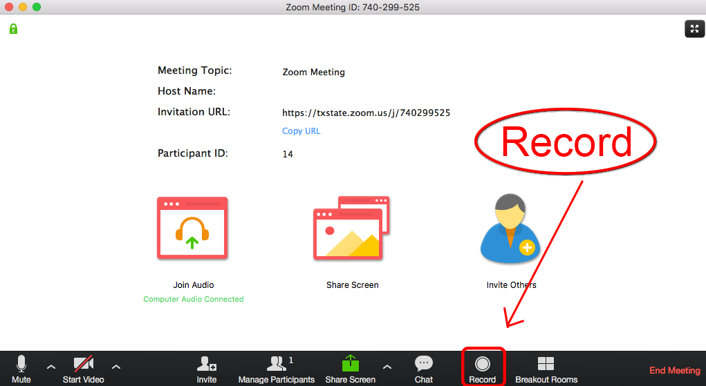 can i record a zoom meeting in the free version